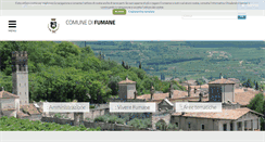 Desktop Screenshot of comunedifumane.it